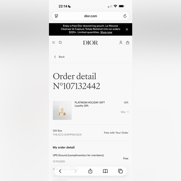 2025 Dior Circus of Dreams Snowglobe NEW IN BOX; SEALED; GIFTABLE - Picture 13 of 13